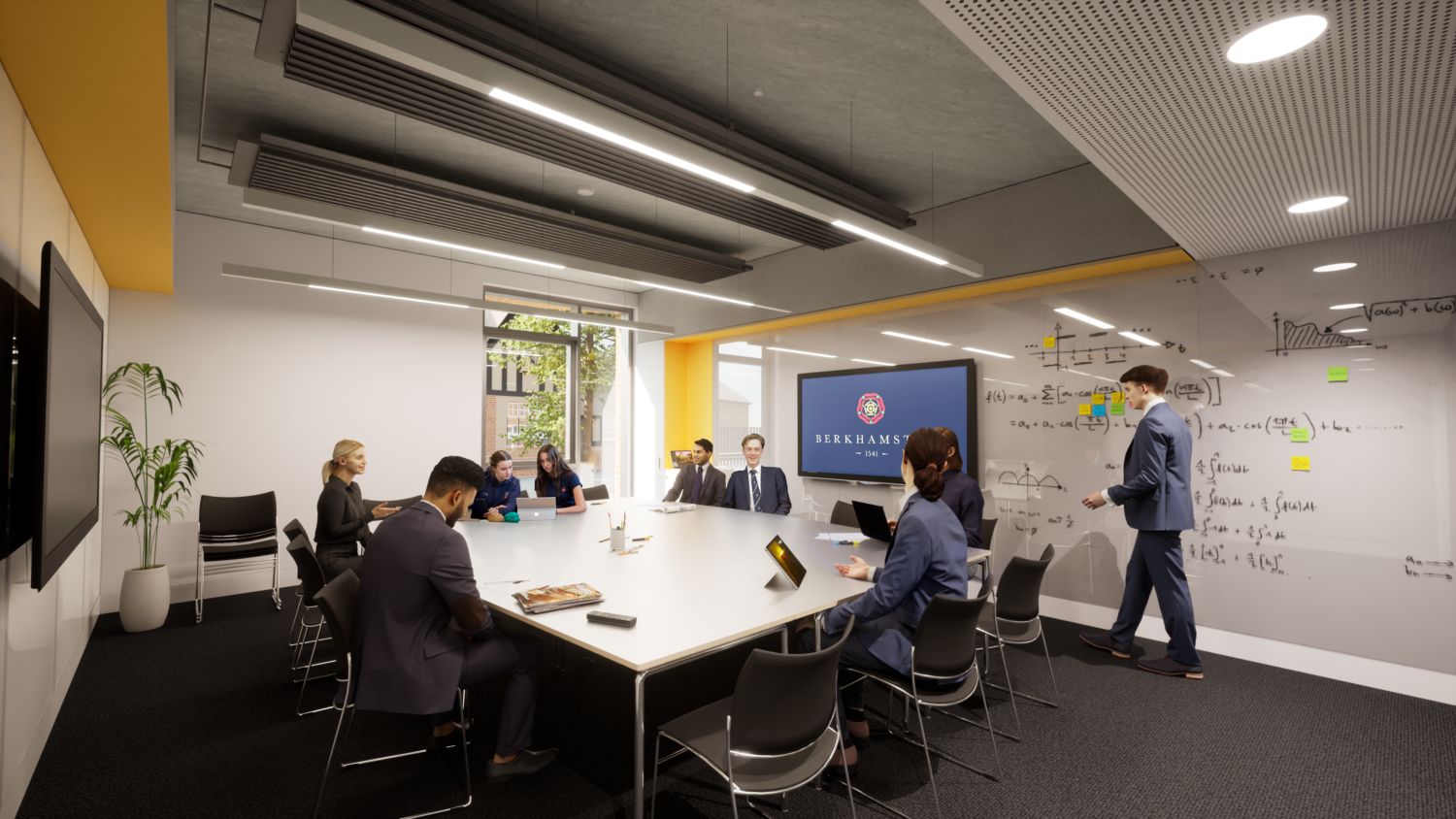 Design Engine Architects Classroom Interior 1