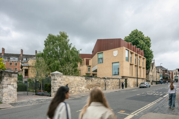 Castle Bailey Quad street and wall view